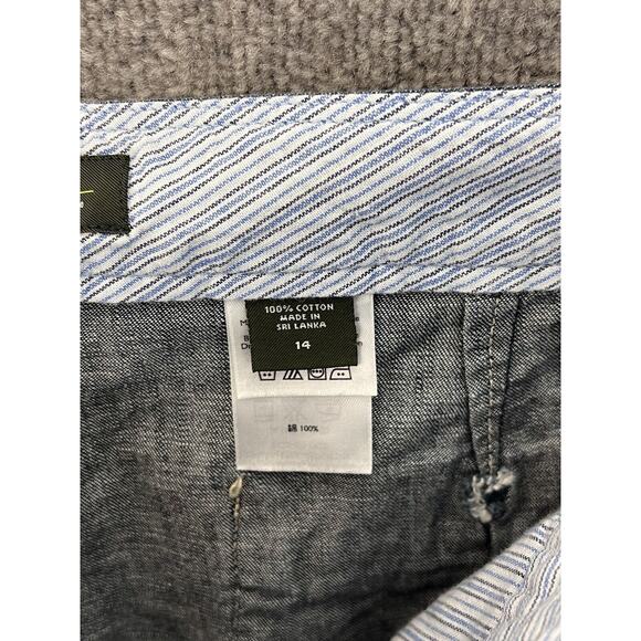 Eddie Bauer Trouser Capri Jeans Womens Size 14 Blue Denim Cotton Pockets - Picture 4 of 8